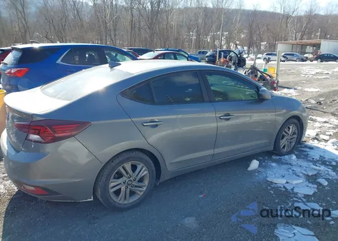 2019 Hyundai Elantra Sel из США, поврежденный, VIN KMHD84LF6KU744338